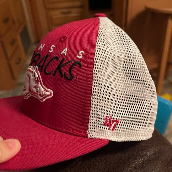 Child’s Arkansas Razorback flat bill hat - Picture 2 of 7